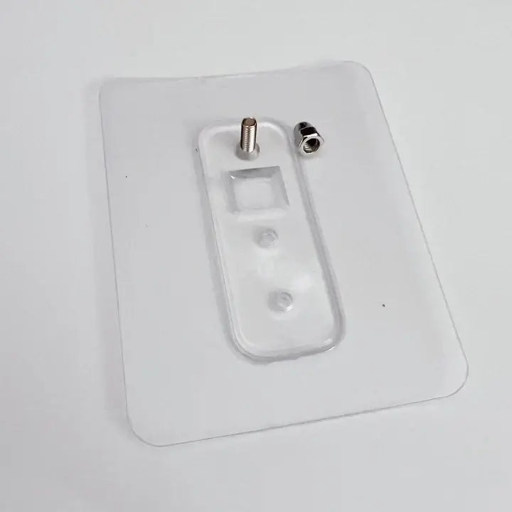 Space-saving bathroom shelf – self-adhesive, stainless steel, rust-resistant