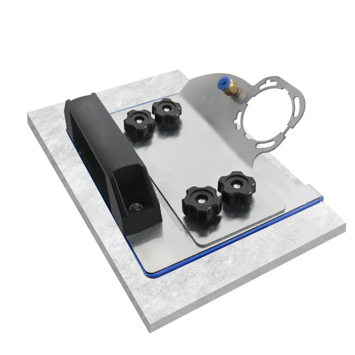 precision miter cutting angle grinder plate