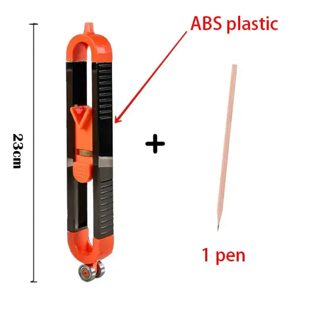 Digital Measuring Tool made of Plastic , wheel and pencile holder place