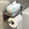 Toilet Paper Roll holder With Shelf