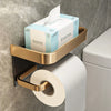 Toilet Paper Roll holder With Shelf